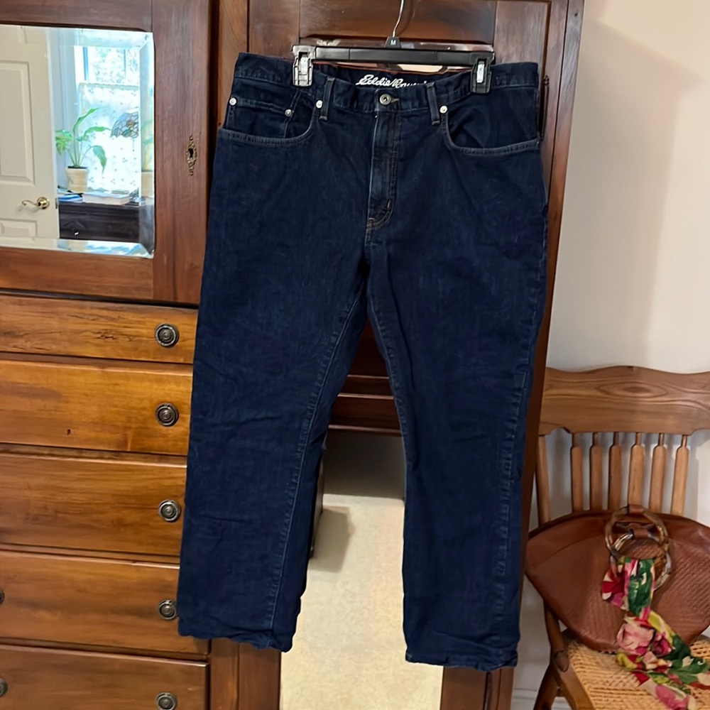 Eddie Bauer Flannel Lined Jeans - Picture 2 of 7